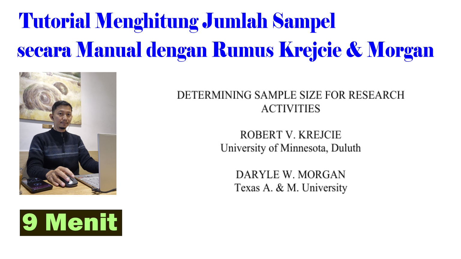 Menghitung Jumlah Sampel dengan Morgan dan Krejcie
